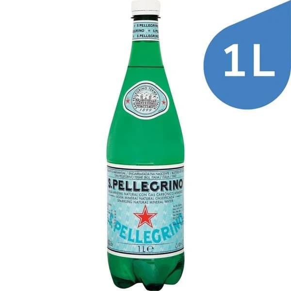 Agua Mineral  con Gas Botella Pet - 1 l - Imagen del producto en Findit