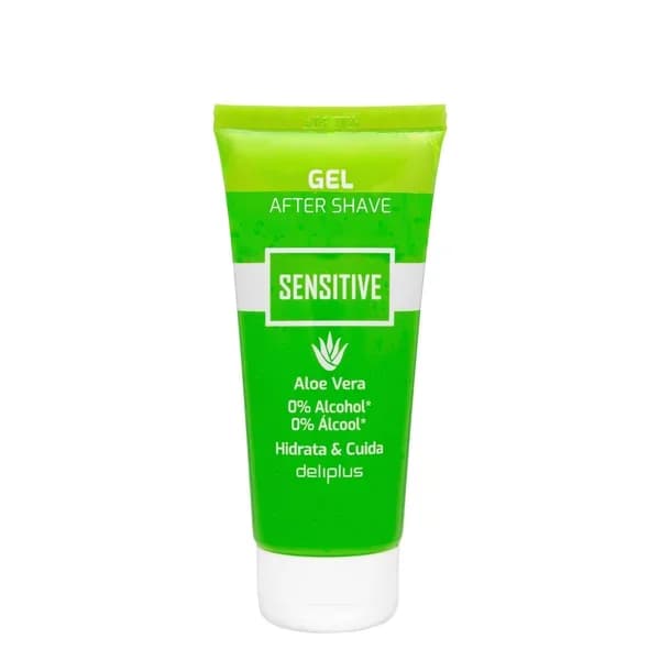 Gel after shave Sensitive Deliplus con aloe vera y 0% alcohol - 0.1 l - Imagen del producto en Findit