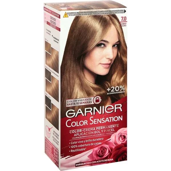 Coloración Permanente nº 7.0 Rubio Garnier Color Sensation 1 ud. - 1 ud - Imagen del producto en Findit