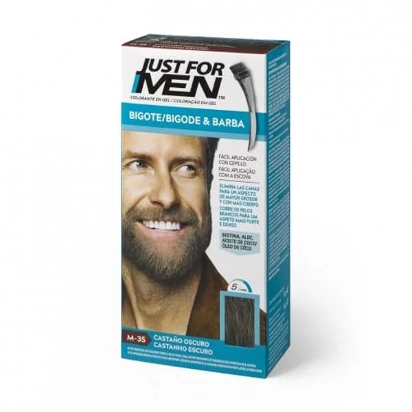 Colorante en gel bigote y barba castaño Just for Men 15 ml. - 0.02 l - Imagen del producto en Findit