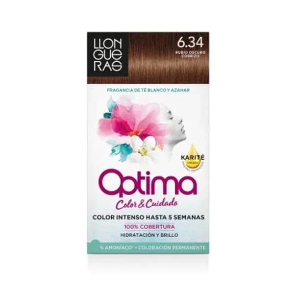 Tinte cabello rubio oscuro cobrizo 6,34 - 1 ud - Imagen del producto en Findit