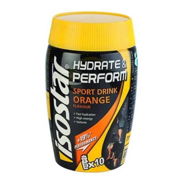 Bebida isotónica en polvo sabor naranja ISOSTAR, bote 400 g - 0.4 kg - Imagen del producto en Findit