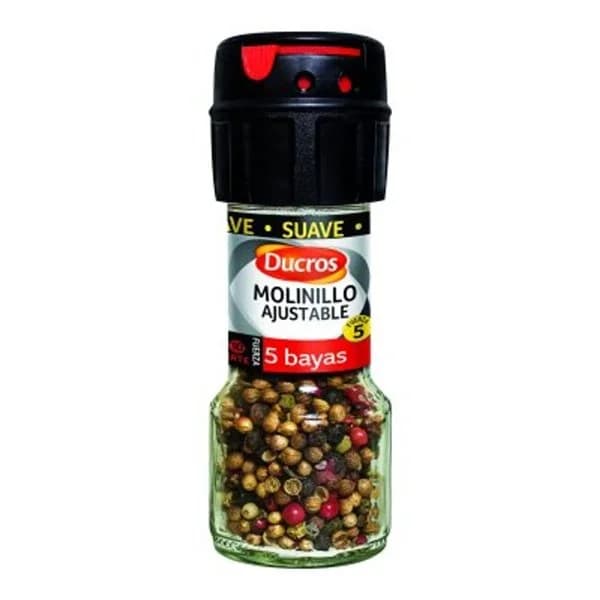 Molinillo ajustable 5 bayas DUCROS, frasco 24 g - 0.02 kg - Imagen del producto en Findit