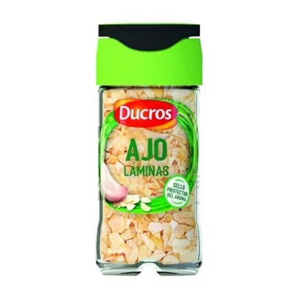 Ajo en láminas DUCROS, frasco 22 g - 0.02 kg - Imagen del producto en Findit