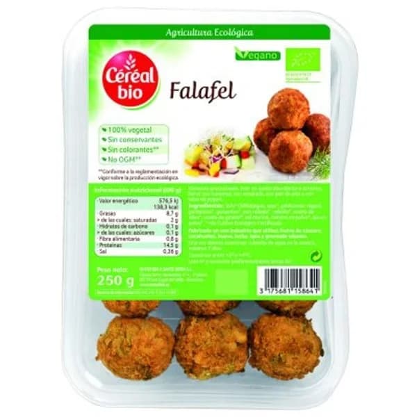 Falafel con tofu 250 g - 0.25 kg - Imagen del producto en Findit