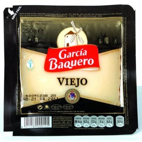 Queso viejo cuña 250 g - 0.25 ud - Imagen del producto en Findit