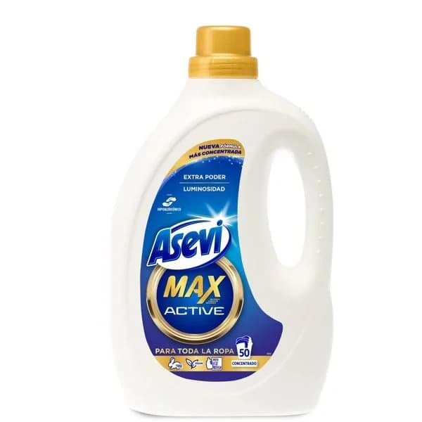 Detergente líquido Max Active 50 lavados - 50 ud - Imagen del producto en Findit