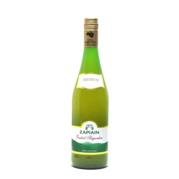Sidra natural D.O. Euskal Sagardoa Pemium ZAPIAIN, botella 75 cl - 0.75 l - Imagen del producto en Findit