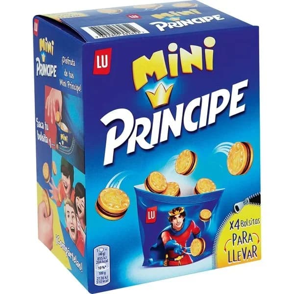 Galleta Mini Príncipe 160G - 0.16 kg - Imagen del producto en Findit