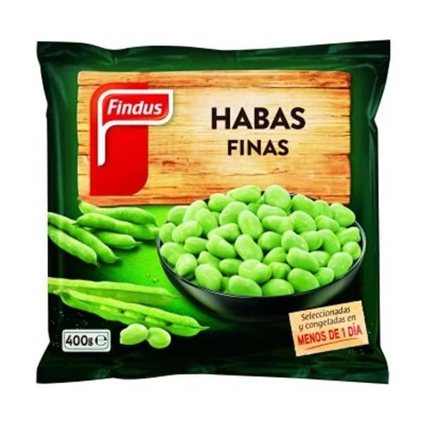 Habas FINDUS, bolsa 400 g - 0.4 kg - Imagen del producto en Findit