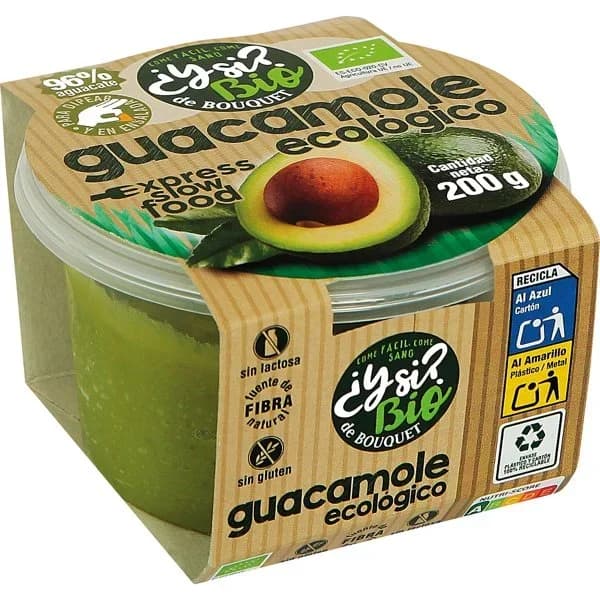 Guacamole Carrefour Bio tarrina 200 g - 0.15 kg - Imagen del producto en Findit