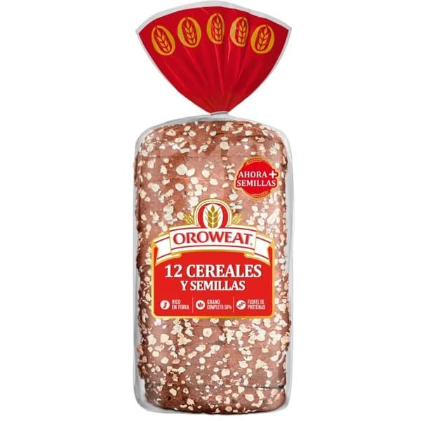 Pan de Molde 12 Semillas y Cereales 550G - 0.55 kg - Imagen del producto en Findit