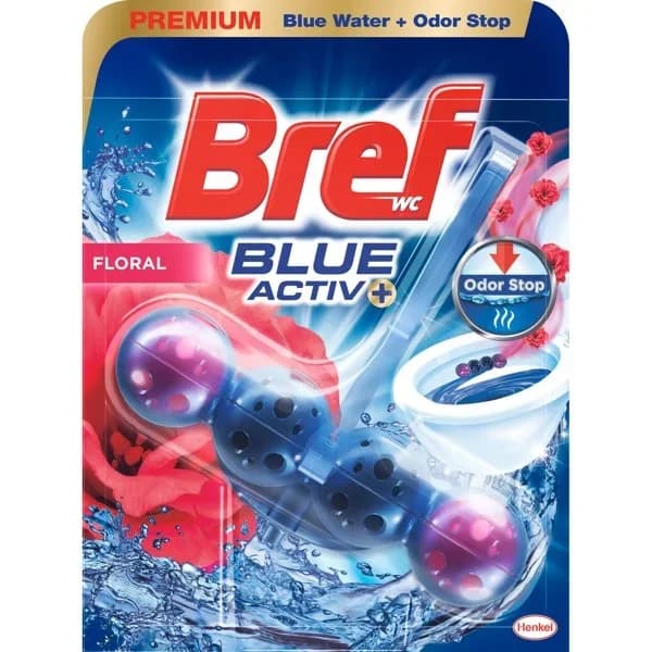 Limpiador wc poder activo azul floral BREF, pack 50 g - 0.05 kg - Imagen del producto en Findit