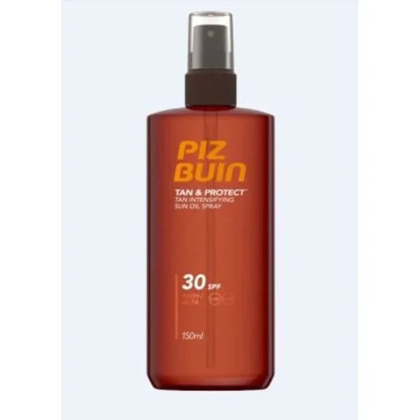 Spray protector solar acelerador del bronceado SPF 30 protección alta Tan & Protect Piz Buin 150 ml. - 0.15 l - Imagen del producto en Findit