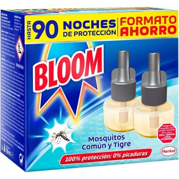 Insecticida eléctrico líquido BLOOM, recambio 2 uds - 2 ud - Imagen del producto en Findit