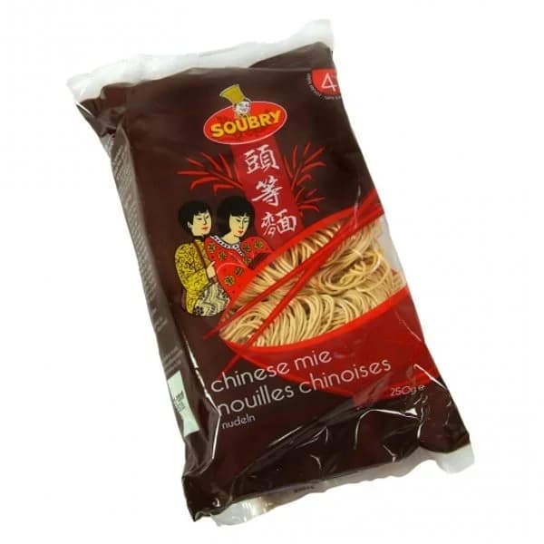 Fideos chinos SOUBRY, paquete 250 g - 0.25 kg - Imagen del producto en Findit