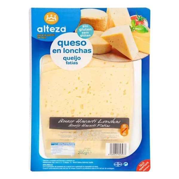 Queso Havarti Loncha 200G - 0.2 kg - Imagen del producto en Findit
