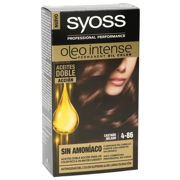 Tinte castaño helado N.4.86 SYOSS, caja 1 ud. - 1 ud - Imagen del producto en Findit
