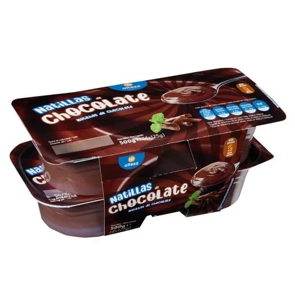 Natillas Chocolate 4UD - 0.5 kg - Imagen del producto en Findit