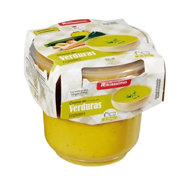 Crema Verduras Refrigerada 350ML - 0.35 l - Imagen del producto en Findit