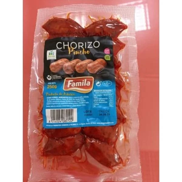 Chorizo 250 g - 0.25 kg - Imagen del producto en Findit