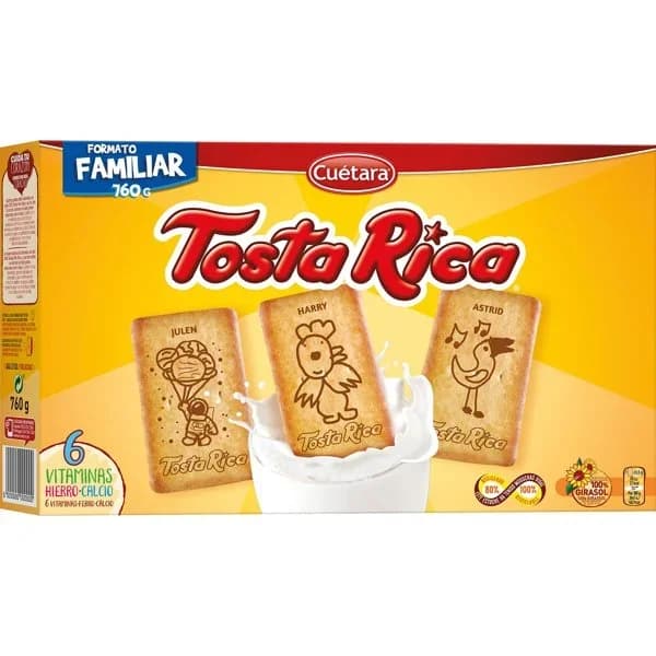 Galleta Tosta Rica 860G - 0.76 kg - Imagen del producto en Findit