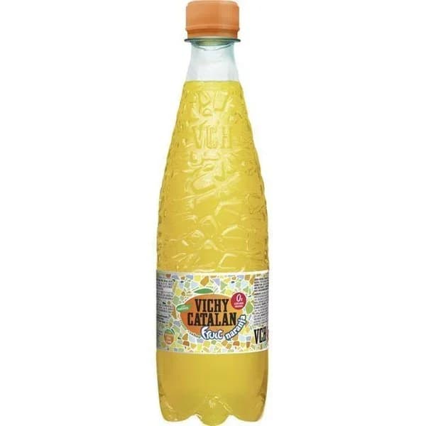 Agua Mineral con Gas Naranja Botella 500ML - 0.5 l - Imagen del producto en Findit