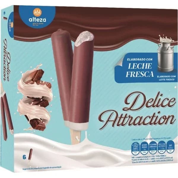 Helado Tubo Nata Chocolate - 1 ud - Imagen del producto en Findit