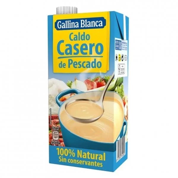Caldo casero de pescado GALLINA BLANCA, brik 1 litro - 1 l - Imagen del producto en Findit