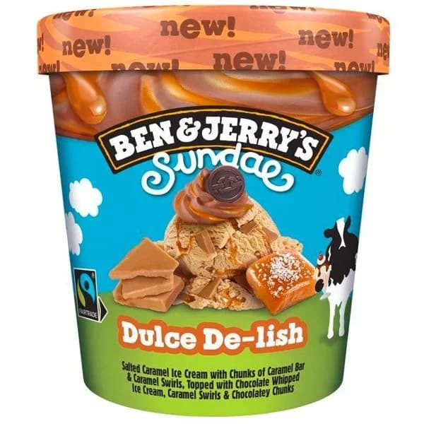 Helado dulce de leche BEN & JERRY'S, tarrina 427 ml - 0.43 l - Imagen del producto en Findit