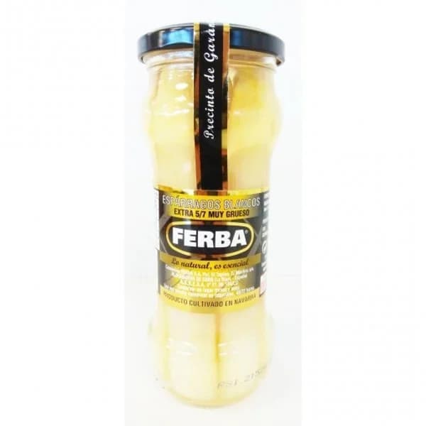 Esparrago blanco extra grueso 5/7 Ferba  345 g. - 0.21 kg - Imagen del producto en Findit
