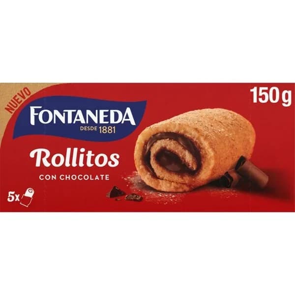 Rollito de chocolate FONTANEDA, caja 150 g - 0.15 kg - Imagen del producto en Findit
