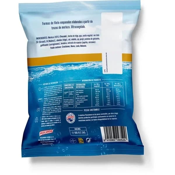 Filete de Merluza Congelado 540G - 0.54 kg - Imagen del producto en Findit