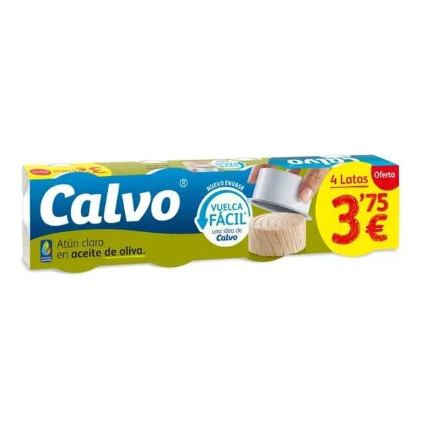 Atún Claro en Aceite de Oliva 4 x 65G - 0.26 kg - Imagen del producto en Findit