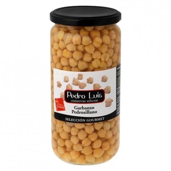 Garbanzo pedrosillano cocido natural PEDRO LUIS, frasco 500 g - 0.5 kg - Imagen del producto en Findit