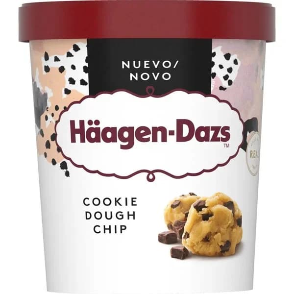 Helado cookie&dough HAAGEN DAZS, tarrina 460 ml - 0.46 l - Imagen del producto en Findit