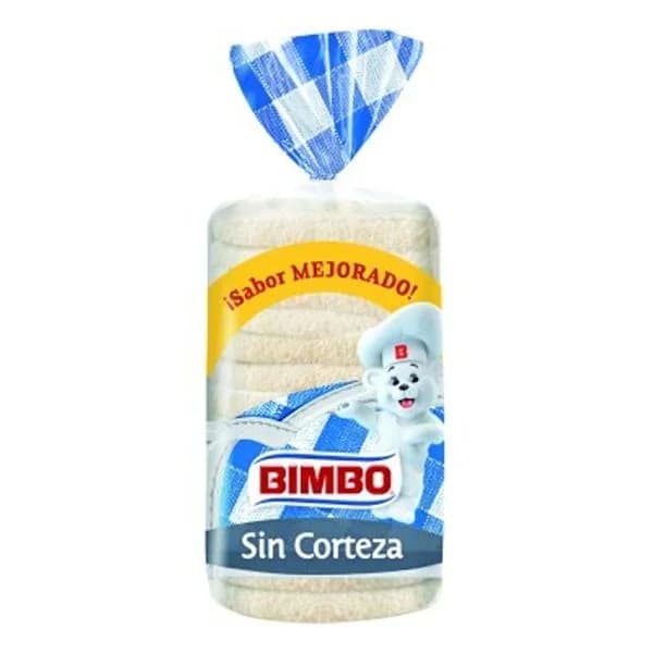 Pan de molde sin corteza BIMBO, paquete 450 g - 0.45 kg - Imagen del producto en Findit