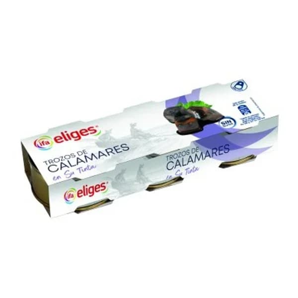 Trozos de potón en su tinta 3x80 g - 0.17 kg - Imagen del producto en Findit