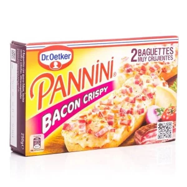Pannini crispy bacón DR OETKER, caja 250 g - 0.25 kg - Imagen del producto en Findit