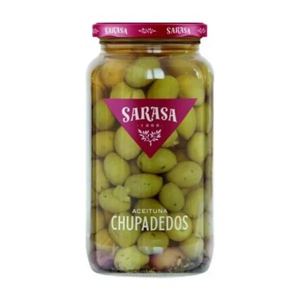 Aceituna chupadedos SARASA, frasco 520 g - 0.52 kg - Imagen del producto en Findit