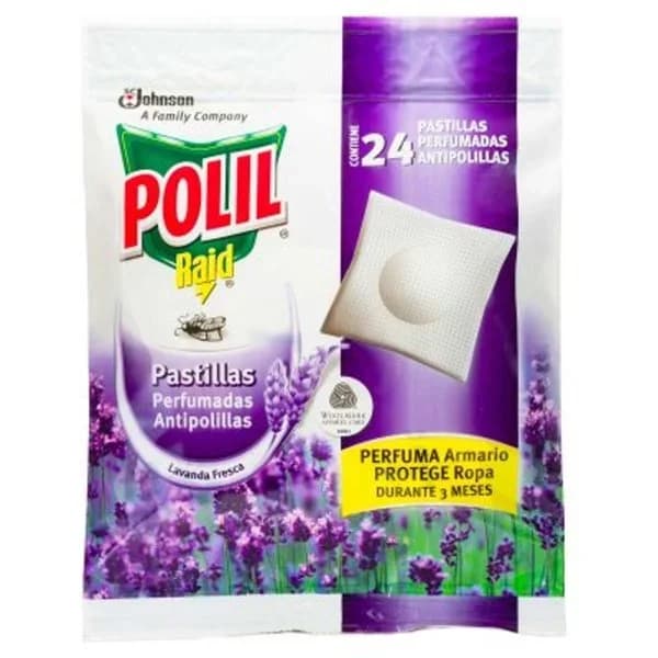 Antipolillas en pastilla POLIL, bolsa 24 uds - 24 ud - Imagen del producto en Findit