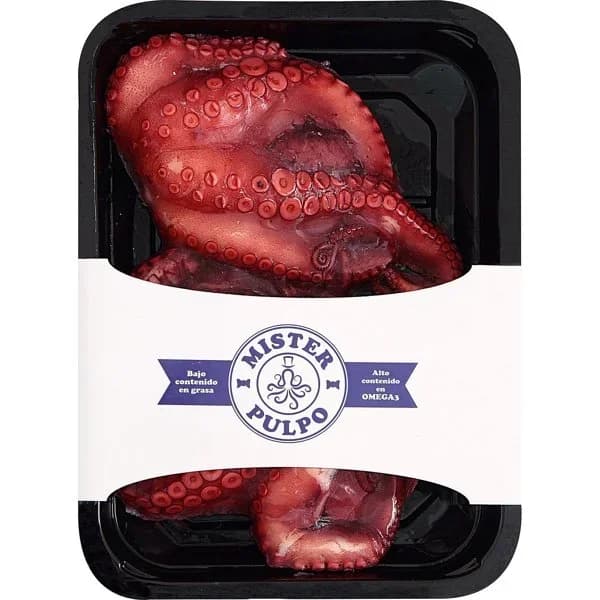 Dos Medios Pulpos Cocidos Congelados - 1 ud - Imagen del producto en Findit