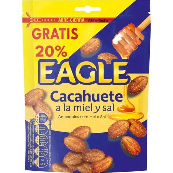 Cacahuete a la Miel y Sal Bolsa - 0.09 kg - Imagen del producto en Findit