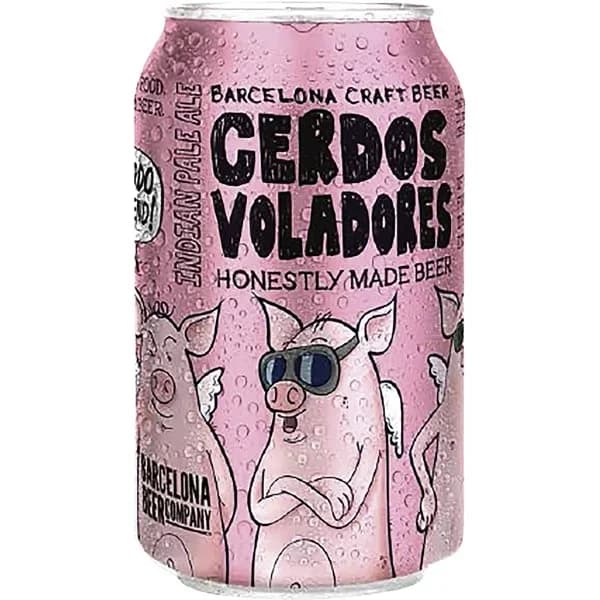 Cerveza IPA Session CERDOS VOLADORES, lata 33cl - 0.33 l - Imagen del producto en Findit