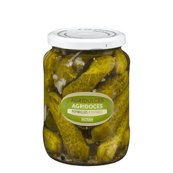 Pepinillos agridulces Hacendado - 0.36 kg - Imagen del producto en Findit