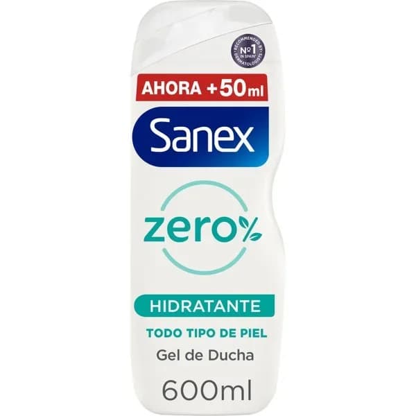 Gel de ducha hidratante Sanex Neutro 600 ml - 0.6 l - Imagen del producto en Findit