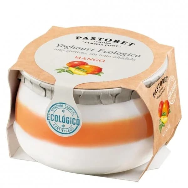 Yogur ecológico de mango EL PASTORET, tarro 135 g - 0.14 kg - Imagen del producto en Findit