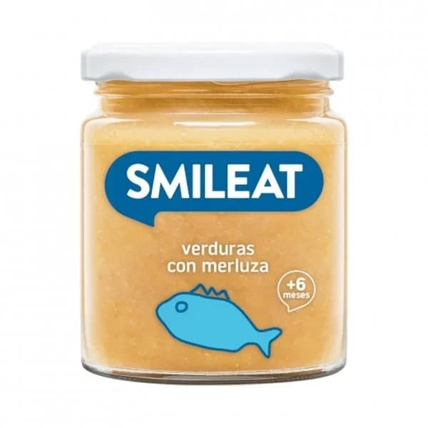 Tarrito de verduras con merluza ecológico SMILEAT, tarro 230 g - 0.23 kg - Imagen del producto en Findit