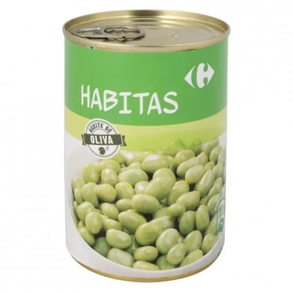 Habitas baby con aceite de oliva Carrefour 400 g. - 0.4 kg - Imagen del producto en Findit