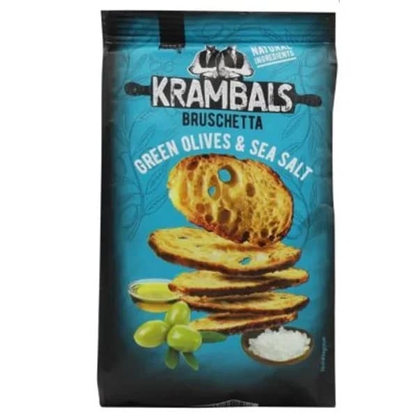 Bruschetta salada sabor sal marina y oliva 70 g - 0.07 kg - Imagen del producto en Findit